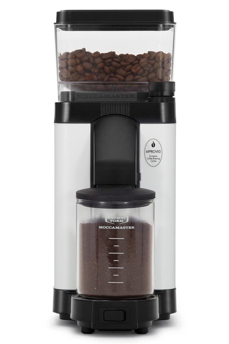 KM5 Burr Coffee Grinder, Main, color, MATTE WHITE