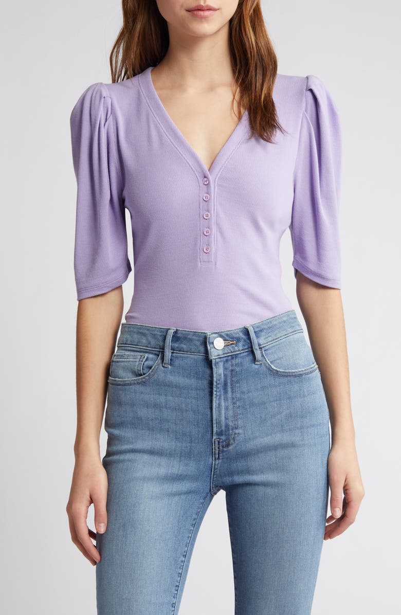 FRAME Rib Henley, Main, color, Lilac