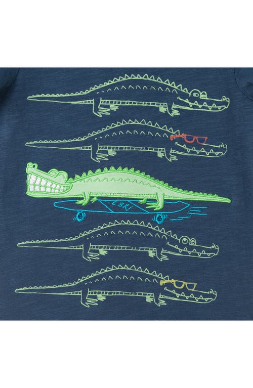 ANDY & EVAN ANDY & EVAN KIDS' GRAPHIC PRINT COTTON T-SHIRT & SHORTS SET