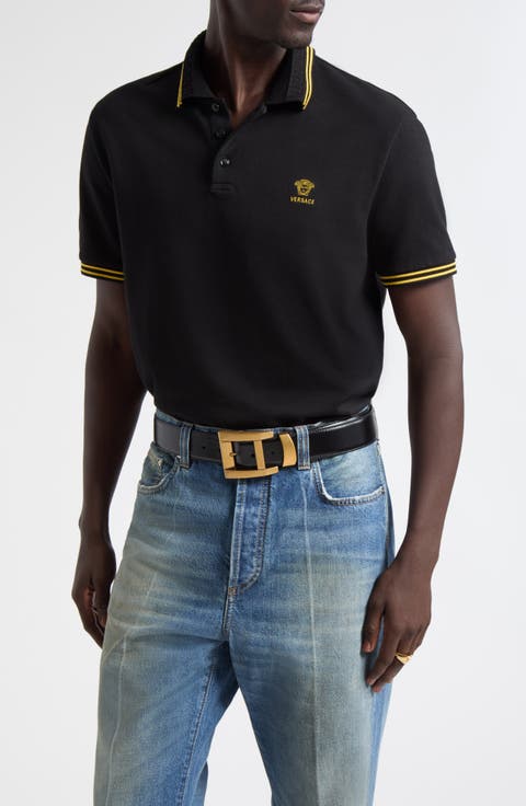 Medusa Piqu Cotton Polo