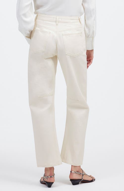 Madewell The '90s Straight Crop Jean: Raw Hem Edition In Vintage Canvas