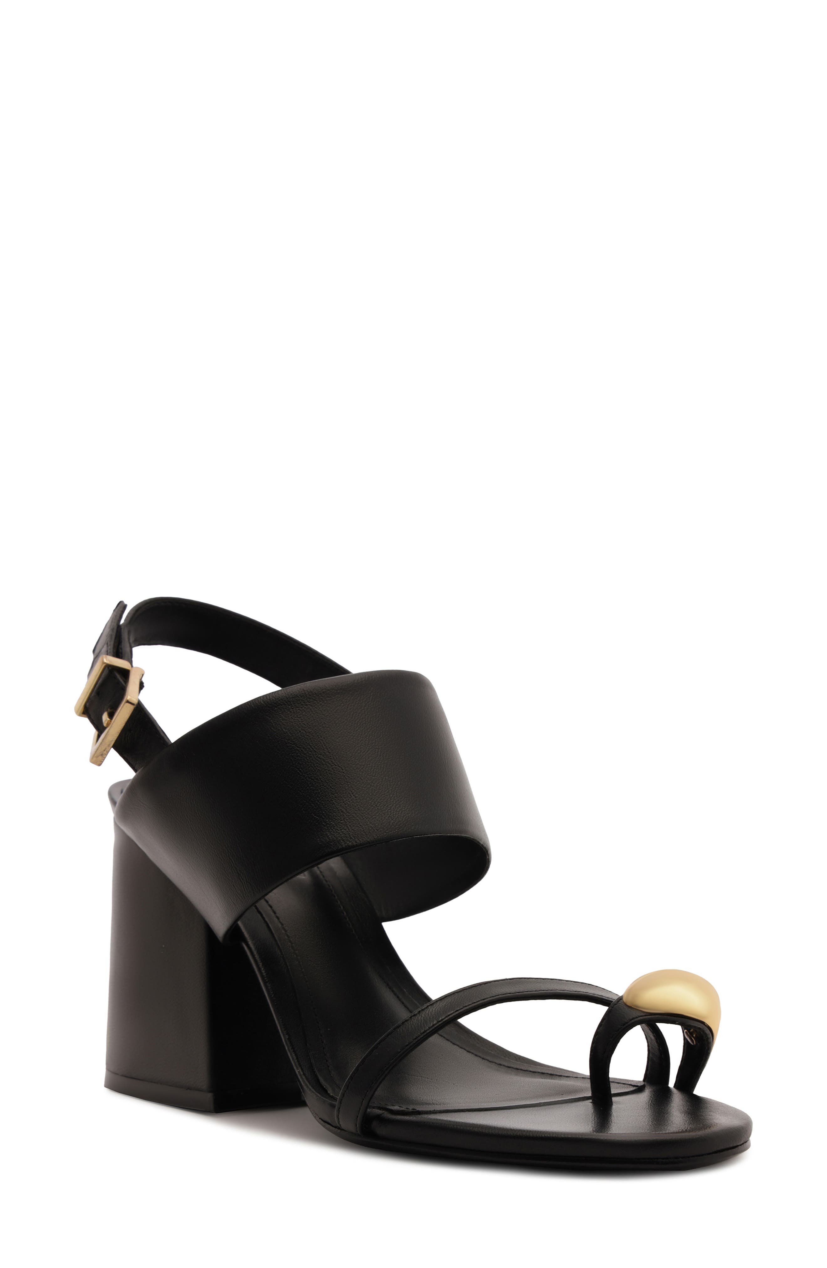 Schutz Mandy Ankle Strap Block Heel Sandal, Main, color, 