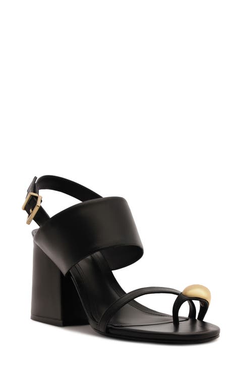 Mandy Ankle Strap Block Heel Sandal (Women)