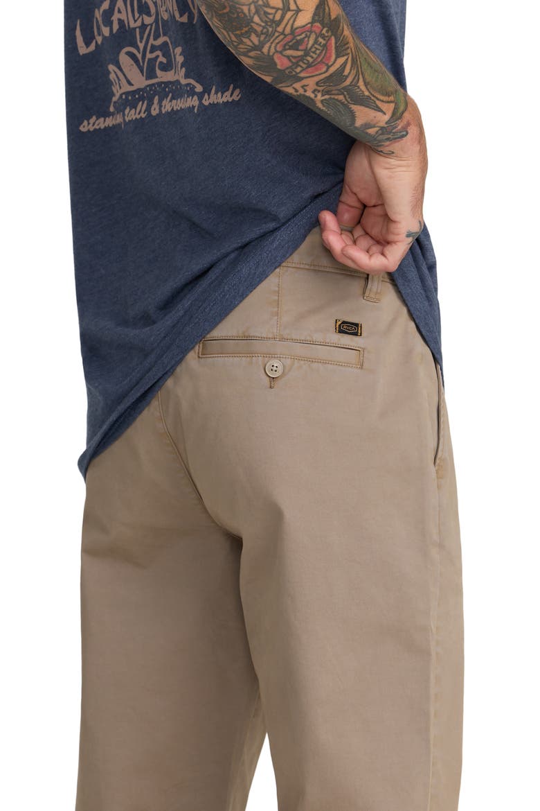 Weekend Washed Chino Pants, Alternate, color, DARK KHAKI