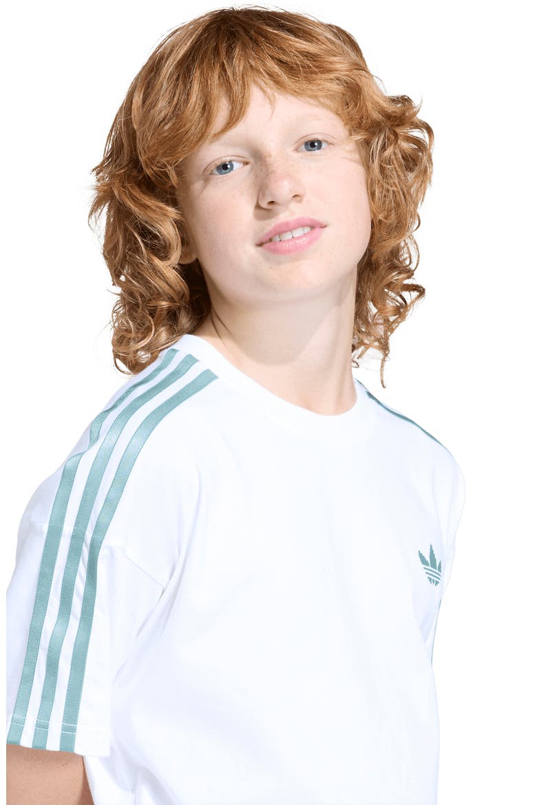 Kids' Minecraft 3-Stripes Graphic T-Shirt, Alternate, color, WHITE