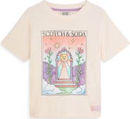 Scotch & Soda Kids' Relaxed Fit Graphic T-Shirt