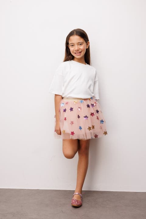 Pauline Girls’ Star Sequin Skirt