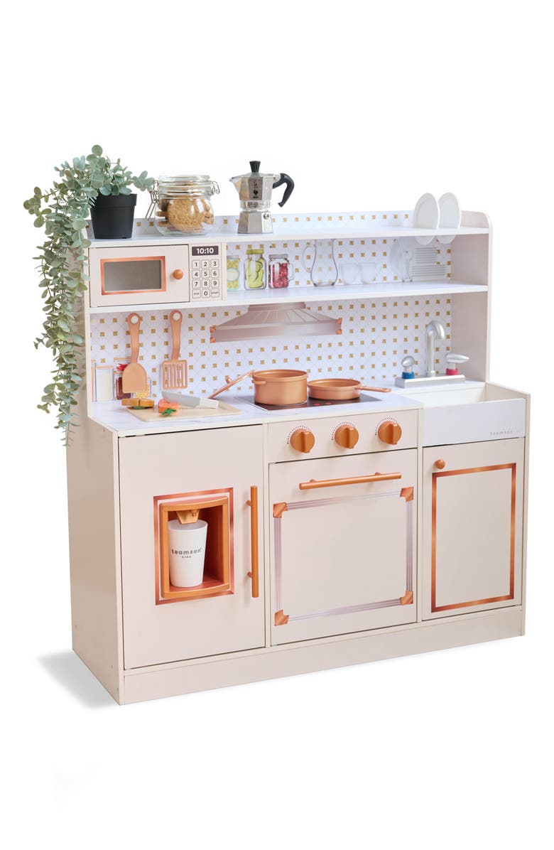 Teamson Kids Little Chef St. Louis Play Kitchen & Accessories, Alternate, color, White