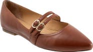Trotters Emerald Pointed Toe Mary Jane Flat
