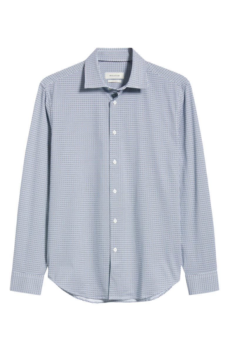 Bugatchi OoohCotton<sup>®</sup> Button-Up Shirt, Alternate, color, Cobalt