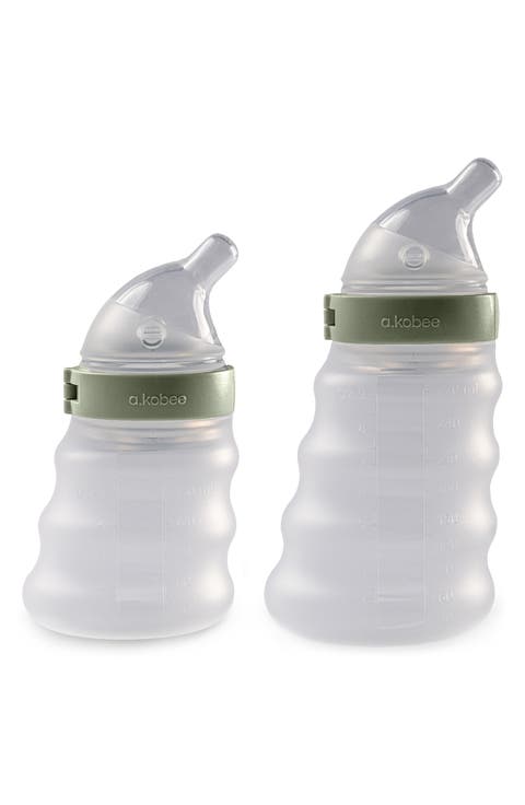 Harmony 5-Ounce & 9-Ounce Baby Bottle Set with Newborn, Slow Flow & Medium Flow Nipples