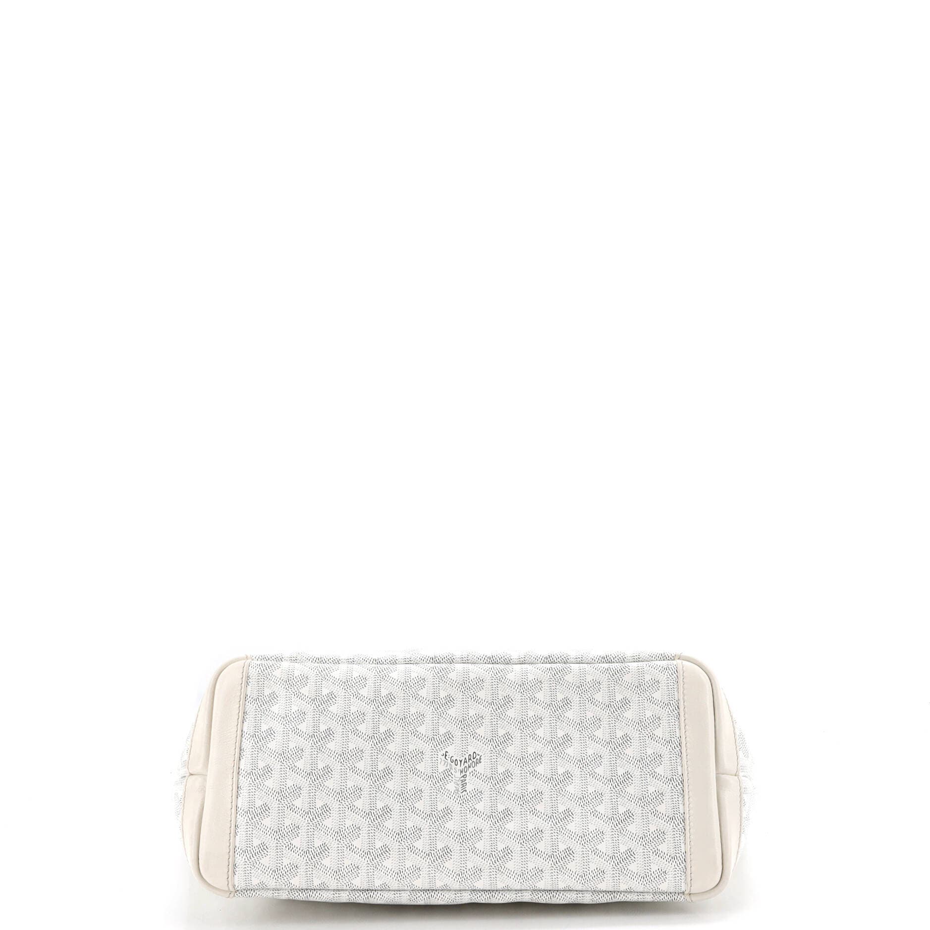 Artois Tote Coated Canvas PM, Alternate, color, White
