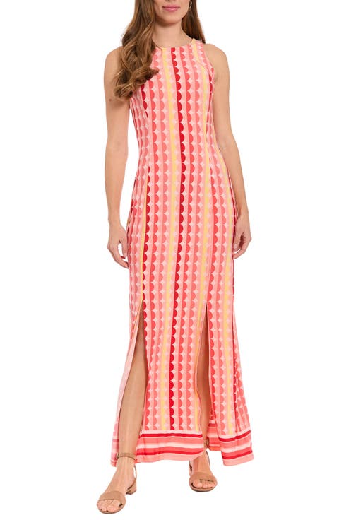 Carwash Sleeveless Maxi Dress