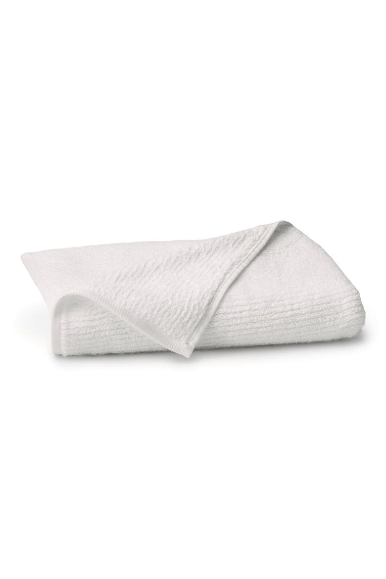 Ribbed Organic Cotton Bath Towel, Main, color, WHITE