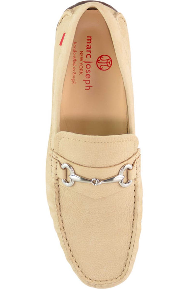 Marc Joseph New York Wall Street Leather Buckle Loafer, Alternate, color, Sand Italo Grainy
