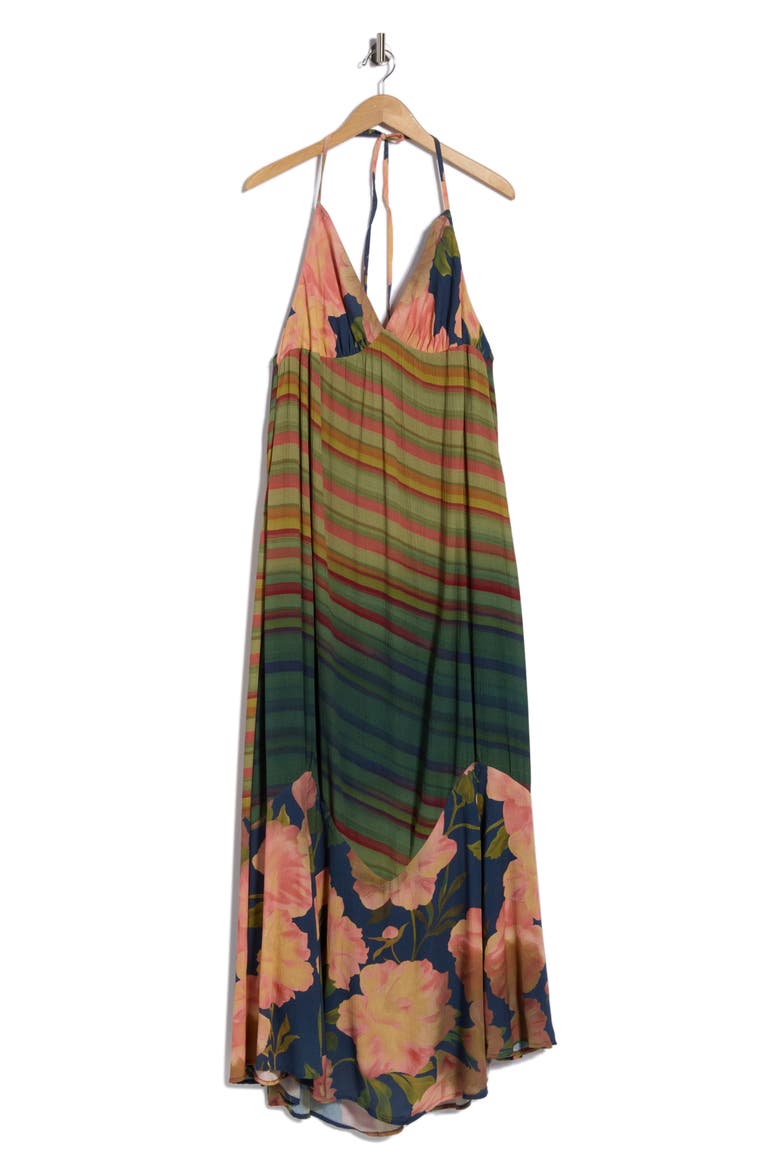 Painted Sands Maxi Dress, Main, color, NAVY