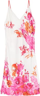 Natori Bloom Floral Satin Chemise