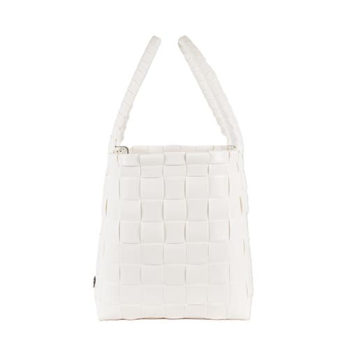 Shop Handed By Paris Whites Recycled Tote Bag In Whites Mix