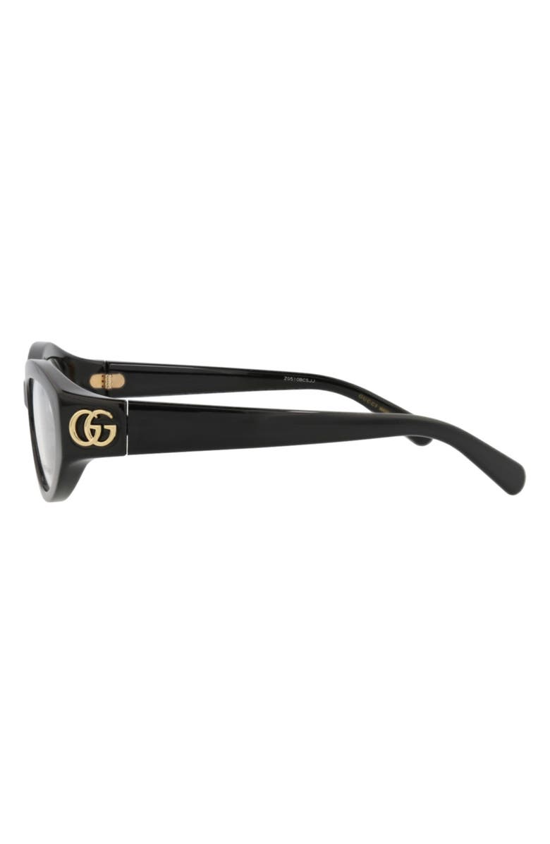 Gucci 51mm Cat Eye Optical Glasses, Alternate, color, 