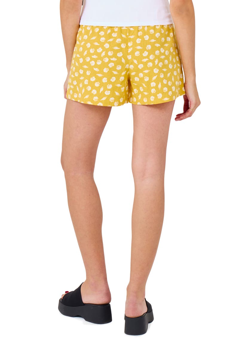 Wavy Days Shorts, Alternate, color, SAFFRON