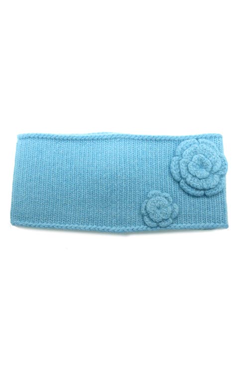 Flower Cashmere, Wool & Silk Headband