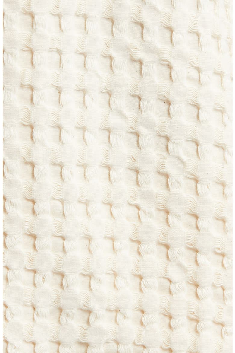 Waffle Knit Camp Shirt, Alternate, color, OFFWHITE