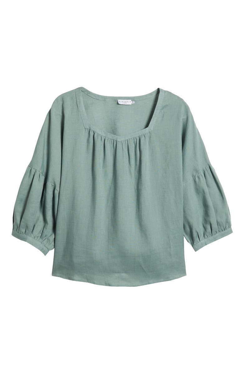 HARSHMAN Minka Linen Top, Alternate, color, 
