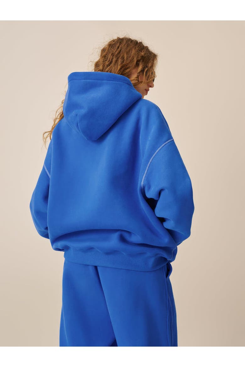 Cloud Essential Fleece Pullover Hoodie Set, Alternate, color, Blue