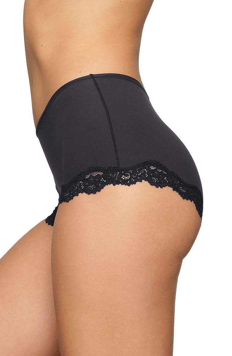 SKIMS Fits Everybody Lace Boy Short, Alternate, color, Onyx