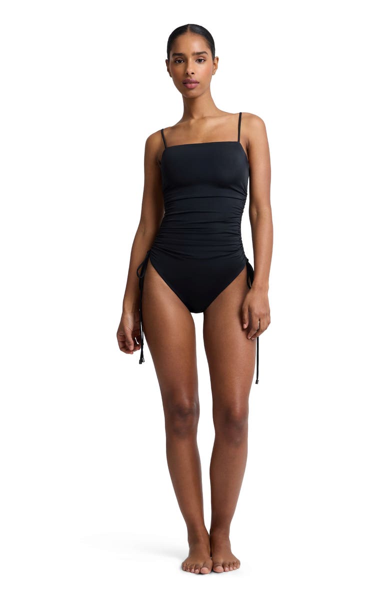 Onia Allegra Tricot One-Piece, Main, color, Black