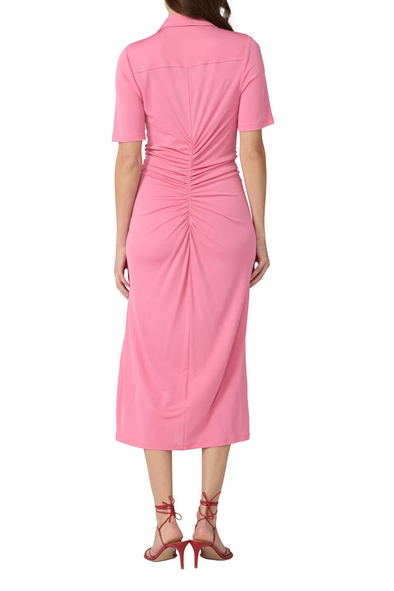 Zoey Short Sleeve Ruched Shirtdress, Alternate, color, ANTIQUE PINK