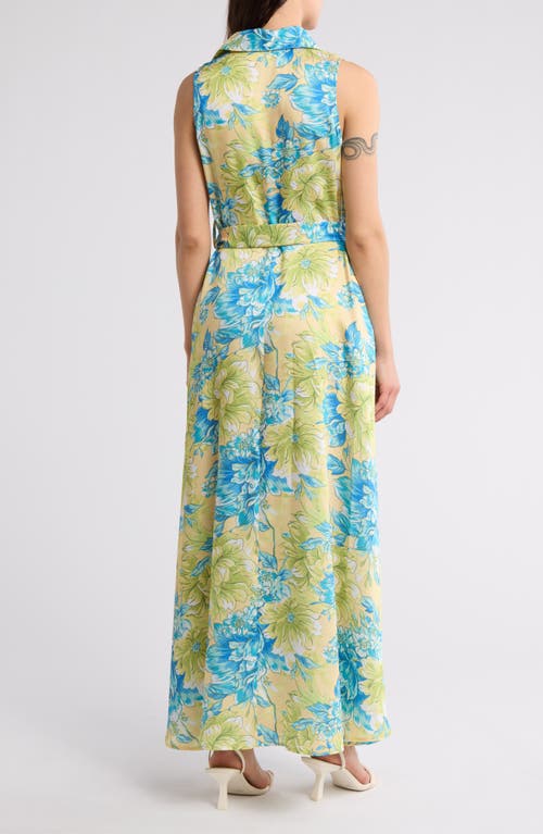 By Design Evangeline Maxi Dress In Malibu Flowers