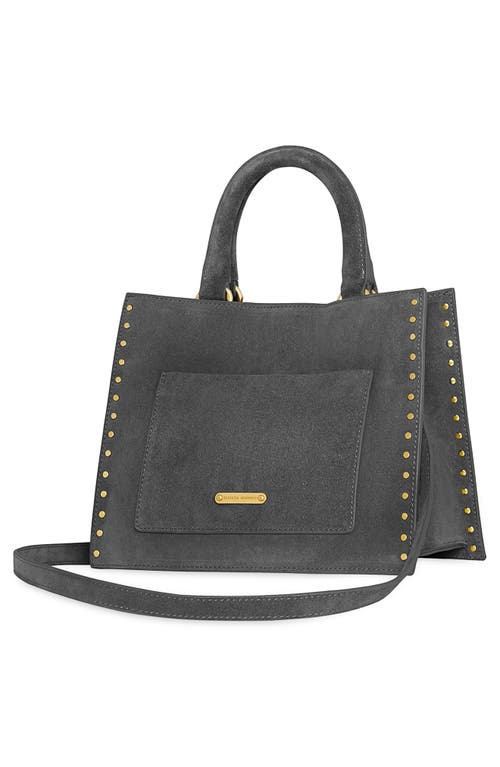 Rebecca Minkoff Darren Small Leather Tote In Gray