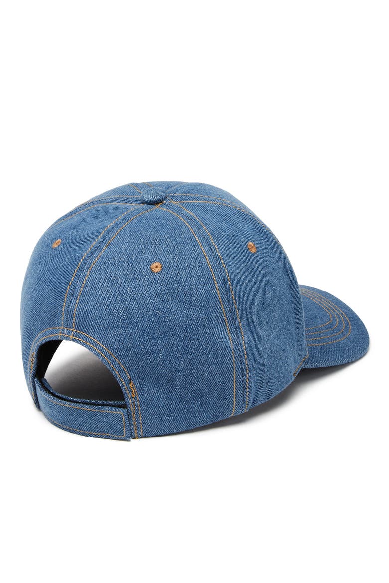 Baseball Cap Triangle Placca Luxe Unisex, Alternate, color, lightblue