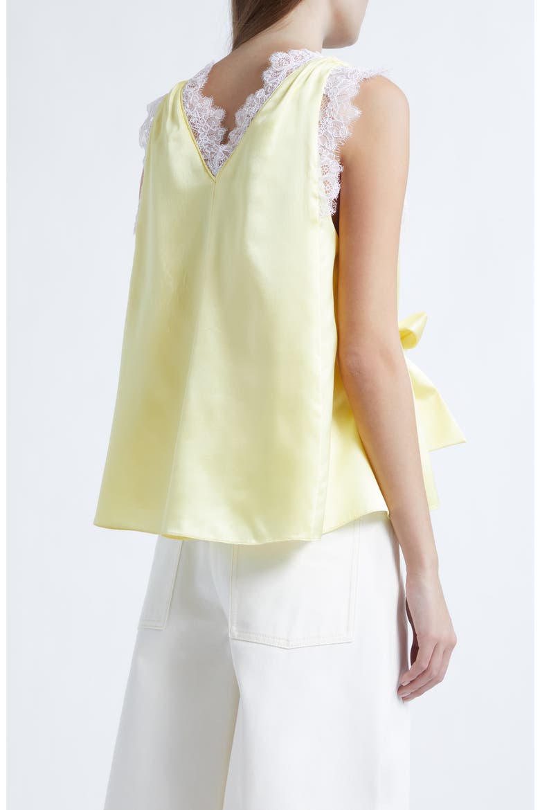 Satin Lace Top, Alternate, color, YUZU