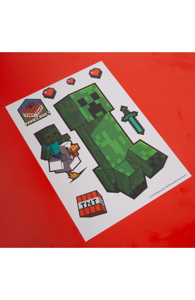 MINECRAFT Wall Clings 50+ Vinyl Stickers, Decals For Room Decor, Alternate, color, Multicolored