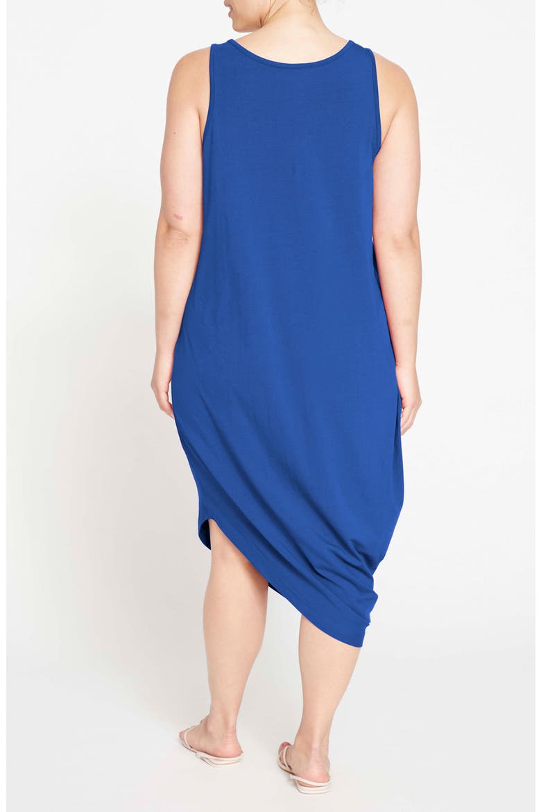 Iconic Geneva Asymmetric Tank Dress, Alternate, color, LAPIS BLUE