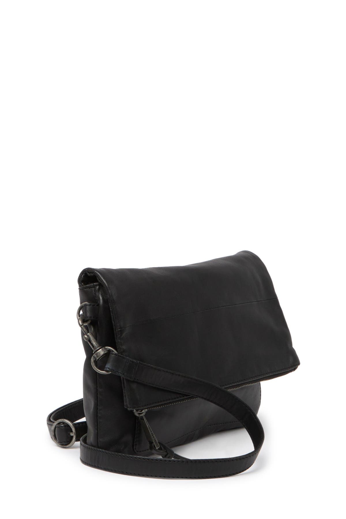 Lucky Brand Caro Leather Flap Crossbody Bag, Alternate, color, 