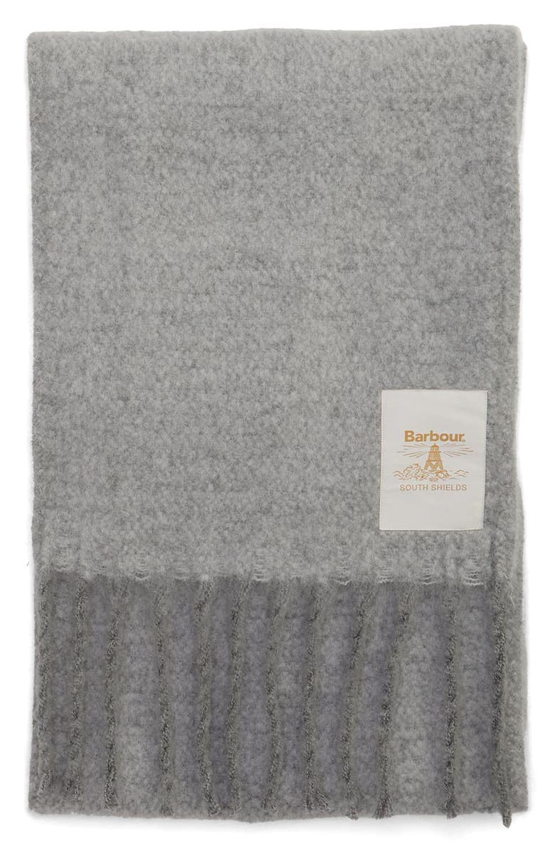 Barbour Ellison Scarf, Alternate, color, Light Grey