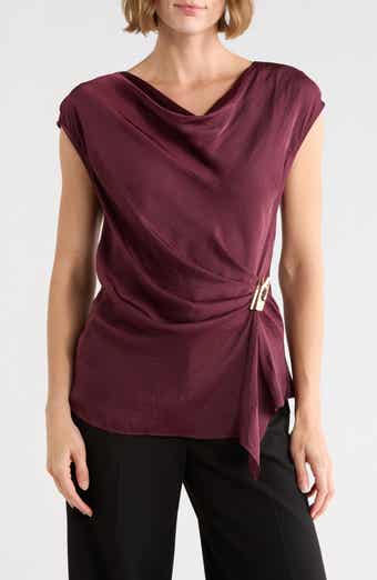 Draped Asymmetrical Top