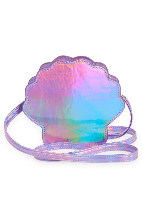 Capelli New York Kids' Seashell Crossbody Bag In Lilac