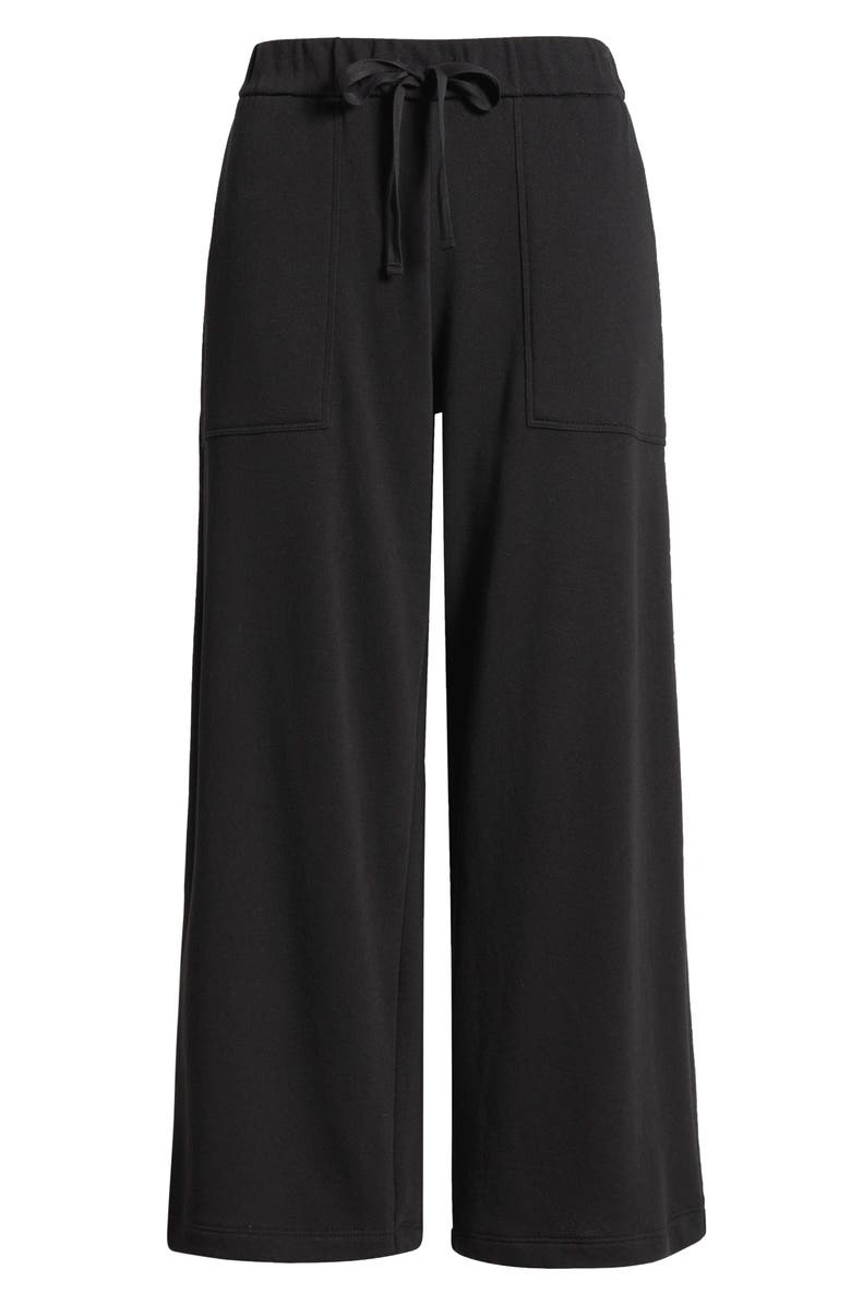 Eileen Fisher Organic Cotton Ankle Wide Leg Pants, Alternate, color, 