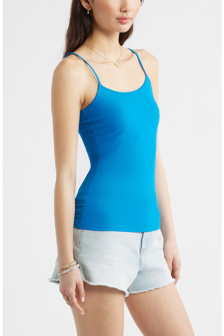 Core Stretch Cotton Camisole, Alternate, color, BLUE EMPIRE
