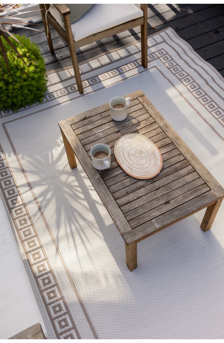 Mad Mats Border Rug, Alternate, color, White Sand - 5'X8'