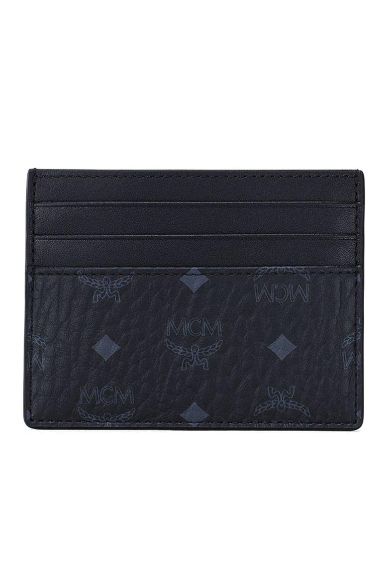 Money Clip Card Case in Visetos Original, Alternate, color, Black