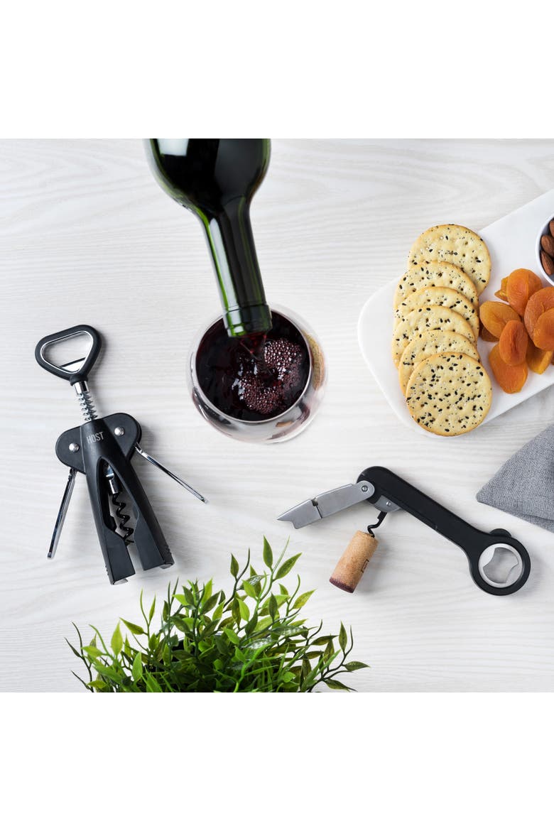Winged Corkscrew, Alternate, color, Black