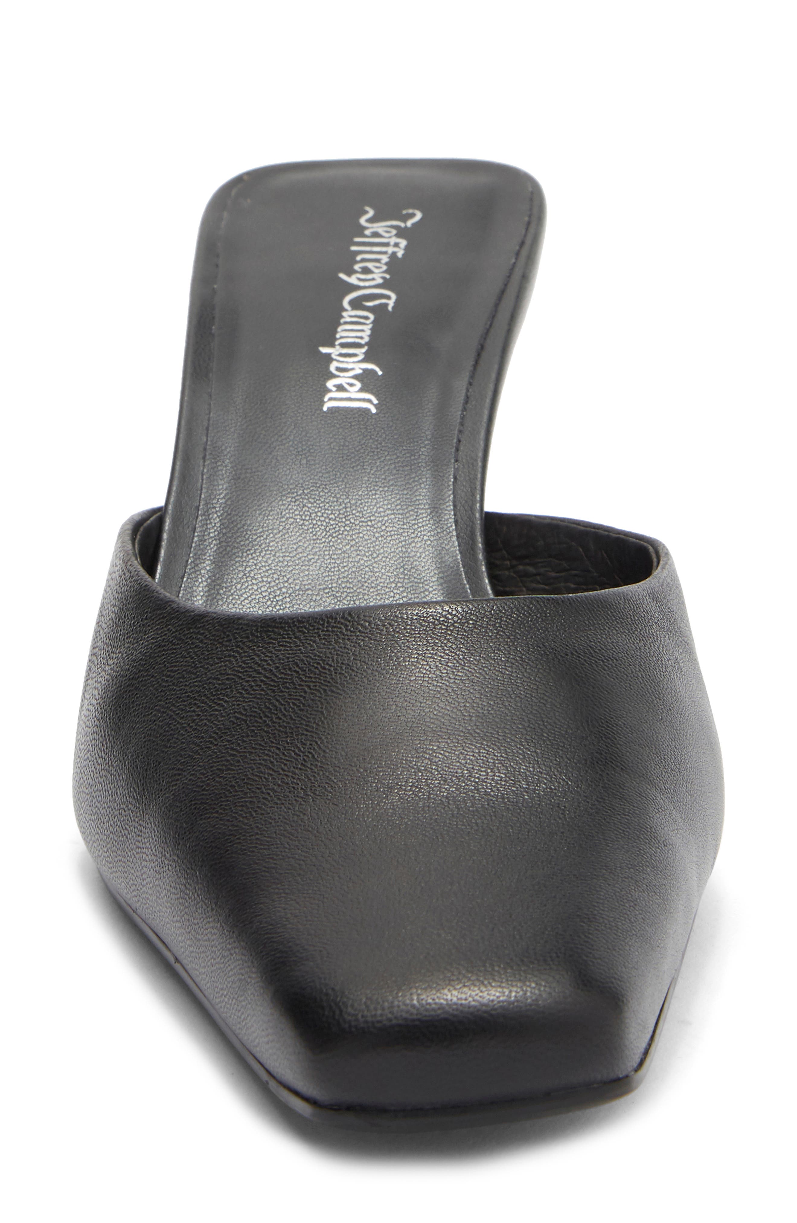 Jeffrey Campbell Stetson Mule, Alternate, color, Black