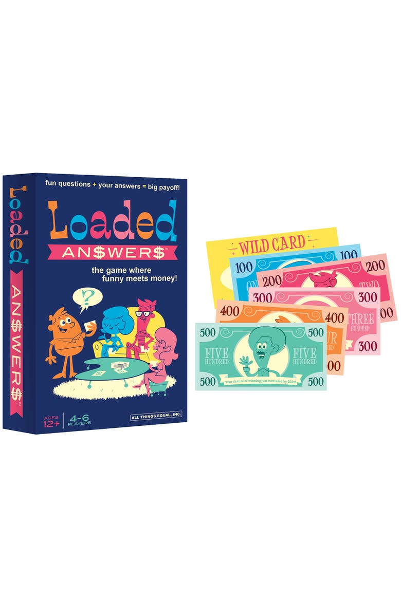 Loaded Answers Exciting Twist On Popular Loaded Questions Family/Party Game, Alternate, color, Multicolored
