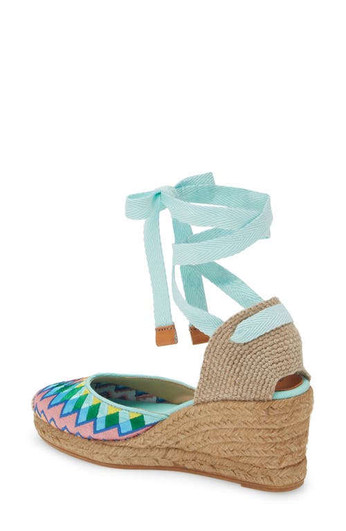 Toni Pons Lace-up Espadrille In Rainbow