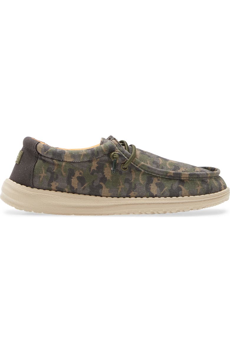 Hey Dude Wally Print Moc Toe Sneaker, Alternate, color,